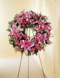 We Fondly Remember Wreath from Clermont Florist & Wine Shop, flower shop in Clermont